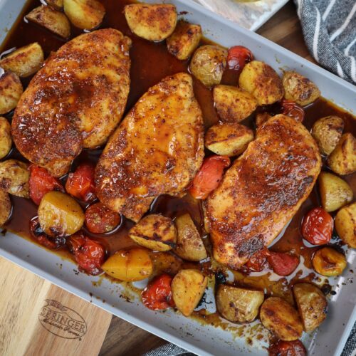 Brown Sugar Chicken and Potatoes