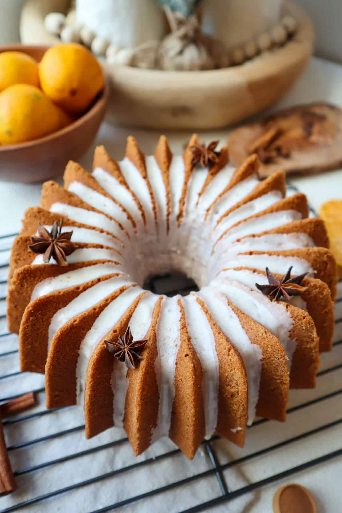 orange spiced bundt