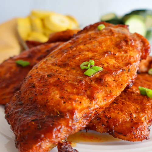 Air fryer thin pork chops - Golden Grace Kitchen