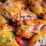 Gluten free chicken wings with lime