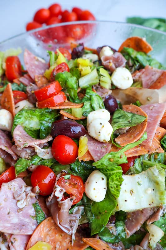 salad with cherry tomatoes