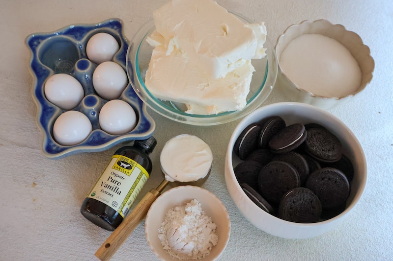 Oreo cheesecake ingredients