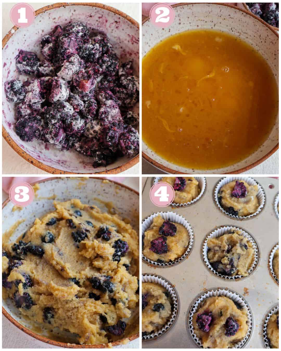 Muffins collage