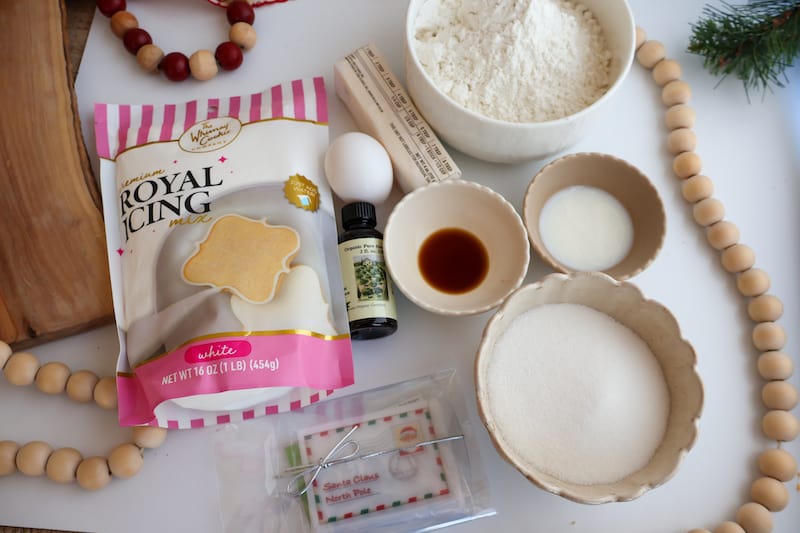 santa sugar cookies ingredients