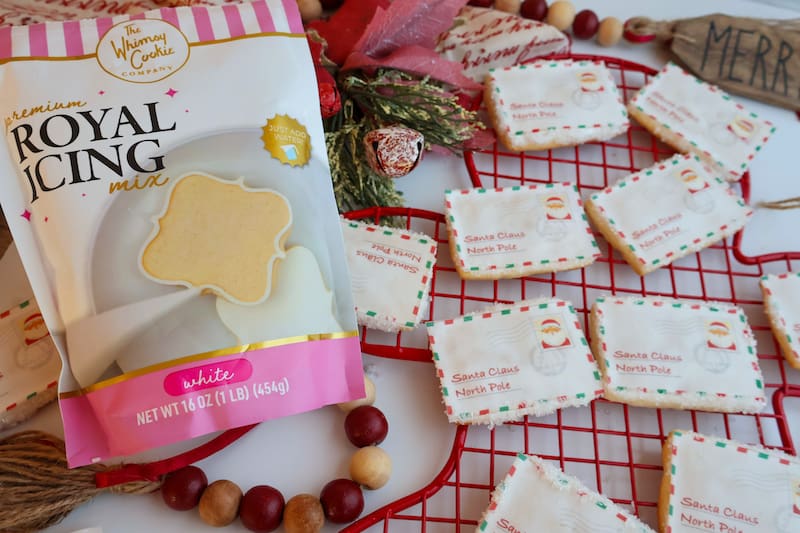 cookies with a bag of icing on the side