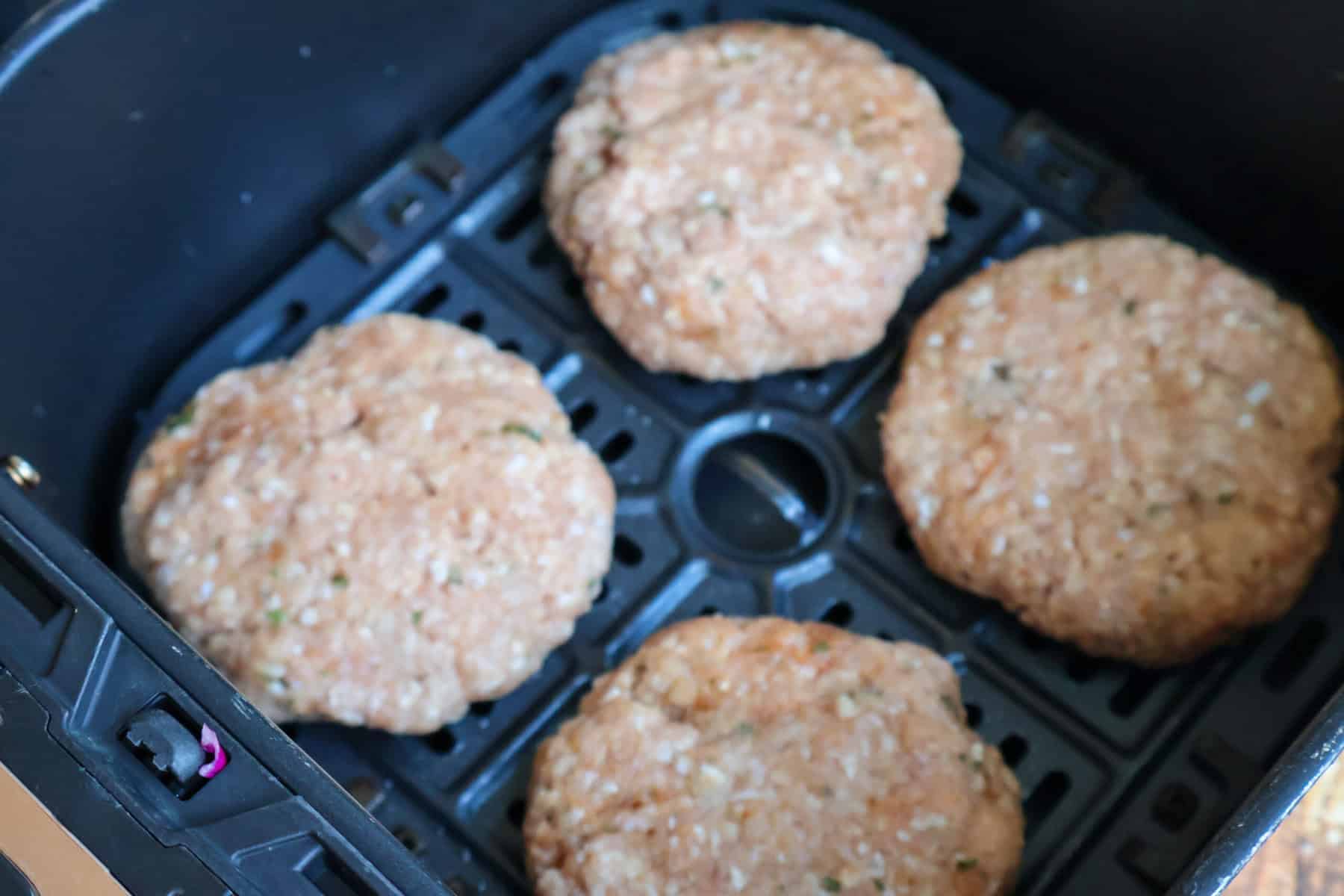 Air Fryer Turkey Burgers - Golden Grace Kitchen