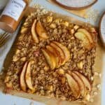 Whole slab of uncut apple cinnamon baked oats