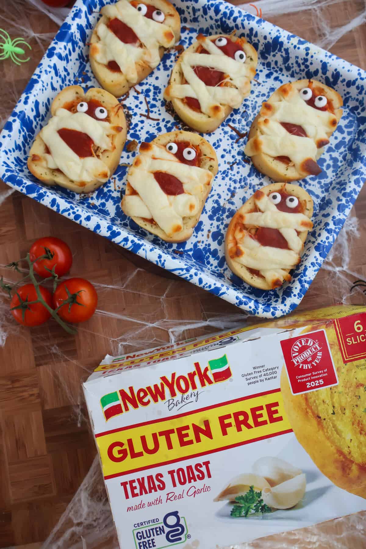 New York Bakery Gluten Free Texas Toast box for chicken parmesan mummy garlic bread
